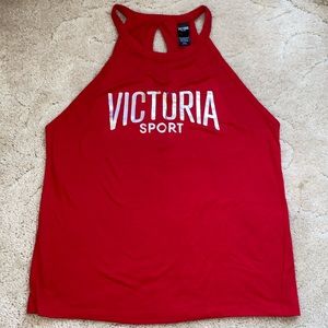 Victoria Sport red tank, size L